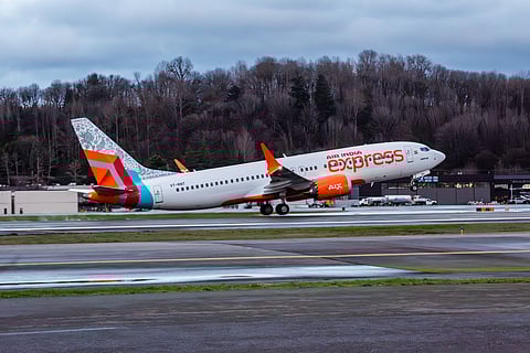 എയര് ഇന്ത്യ എക്സ്പ്രസിന്റെ പുതിയ കസ്റ്റം ഡിസൈനിലുള്ള ബോയിംഗ് വിമാനം ഇന്ത്യയിലെത്തി