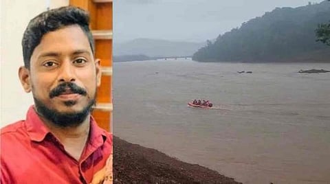 ഈശ്വര് മാല്പെ പുഴയിലിറങ്ങി; ഗംഗാവലി പുഴയില് നേവിയുടേയും എന്ഡിആര്എഫിന്റേയും തിരച്ചില്