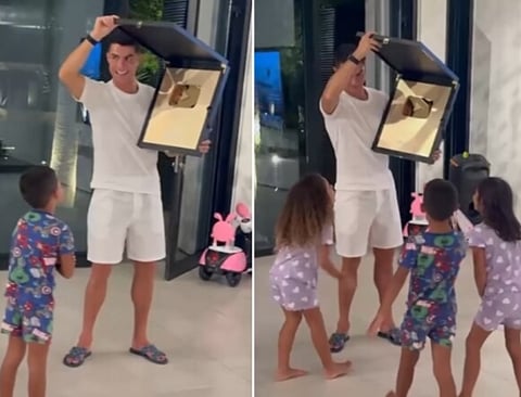 ഒരു മണിക്കൂറും 12 മില്യൺ സബ്സ്ക്രൈബേഴ്സും: ഗോൾഡൻ പ്ലേബട്ടൺ സ്വന്തമാക്കി ക്രിസ്റ്റ്യാനോ റൊണാൾഡോ | Cristiano Ronaldo sets new YouTube channel record