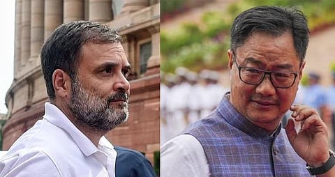 രാഹുൽ ഗാന്ധിക്ക് ബാലബുദ്ധിയെന്ന് കിരൺ റിജിജു