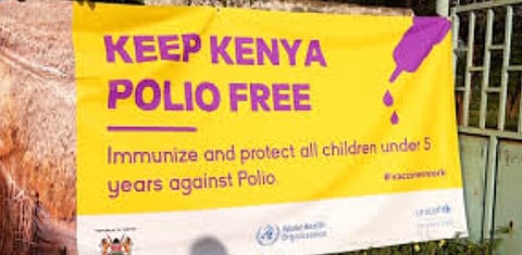 കെനിയ പോളിയോ വാക്സിനേഷൻ ഡ്രൈവ് നടത്തുന്നു