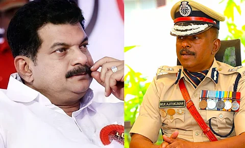 ADGP MR Ajith Kumar met with PV Anvar