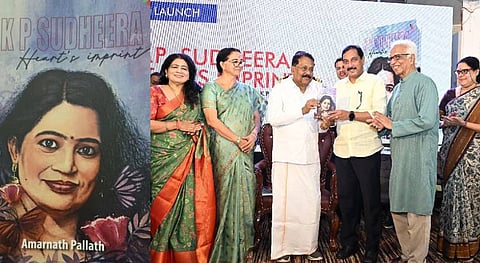 അമർനാഥ് പള്ളത്തിന്റെ ‘കെപി സുധീര-ഹാർട്സ് ഇംപ്രിന്റ്’ പുസ്തകം പ്രകാശിപ്പിച്ചു