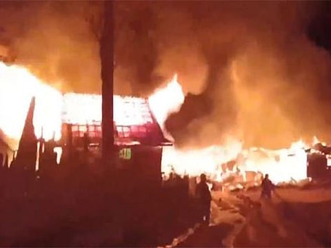 കുപ്വാരയിലെ പലചരക്ക് കടയിൽ വൻ തീപിടിത്തം, ആളപായമില്ല | Kupwara fire breaks