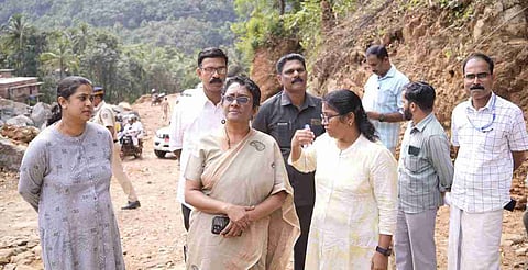 വിലങ്ങാട്ടെ ഉരുൾപൊട്ടൽ ബാധിത പ്രദേശങ്ങൾ ചീഫ് സെക്രട്ടറി സന്ദർശിച്ചു