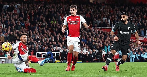 ഇംഗ്ലീഷ് പ്രീമിയർ ലീഗ്: ലിവർപൂൾ-ആഴ്സണൽ മത്സരം സമനിലയിൽ