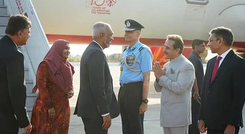 അഞ്ച് ദിവസത്തെ സന്ദർശനം; മാലദ്വീപ് പ്രസിഡന്റ് മുഹമ്മദ് മുയിസു ഇന്ത്യയിൽ