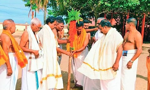 കാട്ടില് മേക്കതില് ക്ഷേത്രത്തില് വൃശ്ചികോത്സവത്തിന് ഒരുക്കങ്ങള് തുടങ്ങി; ഭജനംപാര്ക്കാൻ ഇക്കുറി ആയിരം കുടിലുകൾ | Kattil mekkathil devi temple