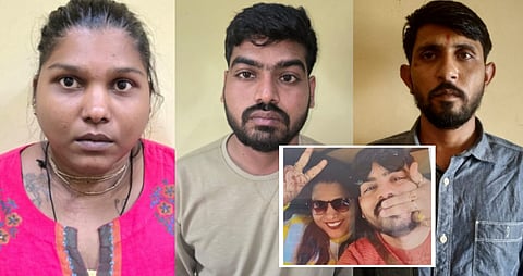 ‘കോടികളുടെ സ്വത്ത് കൈക്കലാക്കണം’ ഭർത്താവിനെ സുഹൃത്തുക്കളുടെ സഹായത്തോടെ കൊന്നു, മൃതദേഹം കത്തിച്ചു; യുവതിയും സുഹൃത്തുക്കളും അറസ്റ്റിൽ | Hyderabad crime