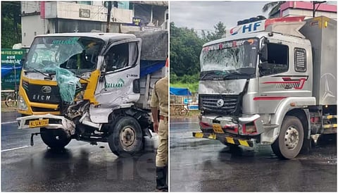 എതിർ ദിശയിൽ സഞ്ചരിക്കുകയായിരുന്ന ലോറികൾ തമ്മിൽ കൂട്ടിയിടിച്ചു; ഒരു മരണം