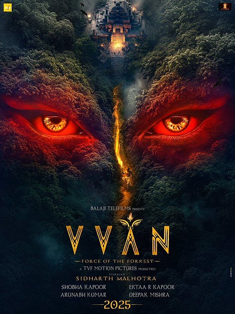 വ്വാൻ ഫോഴ്സ് ഓഫ് ദി ഫോറസ്റ്റ് : സിദ്ധാർത്ഥ് മൽഹോത്രയുടെ പുതിയ ചിത്രത്തിൻറെ ഫസ്റ്റ് ലുക്ക് പോസ്റ്റർ പുറത്തുവിട്ടു
