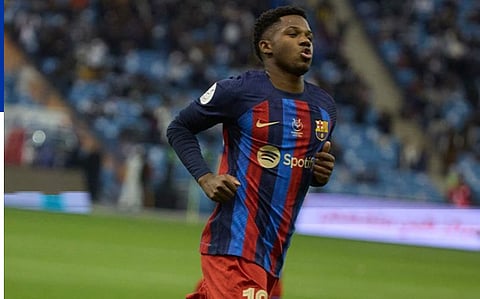 ബാഴ്സലോണയുടെ അൻസു ഫാറ്റിക്ക് പരിക്ക് , നാലാഴ്ചത്തേക്ക് പുറത്ത്