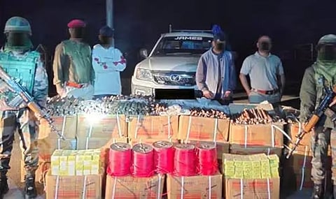 മിസോറാം അതിർത്തിയിൽ വൻതോതിൽ സ്ഫോടക ശേഖരം കണ്ടെത്തി | Explosive materials