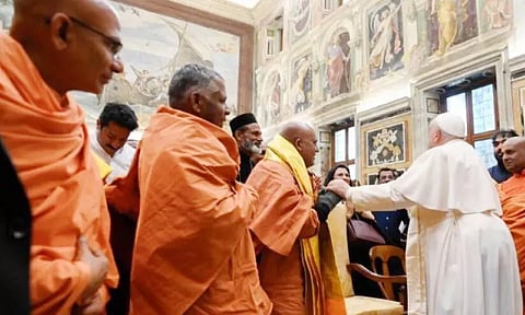 നാരായണഗുരുവിന്റേത് മനുഷ്യർ ഒരു കുടുംബമെന്ന സന്ദേശം; മാർപാപ്പ | Pope Francis