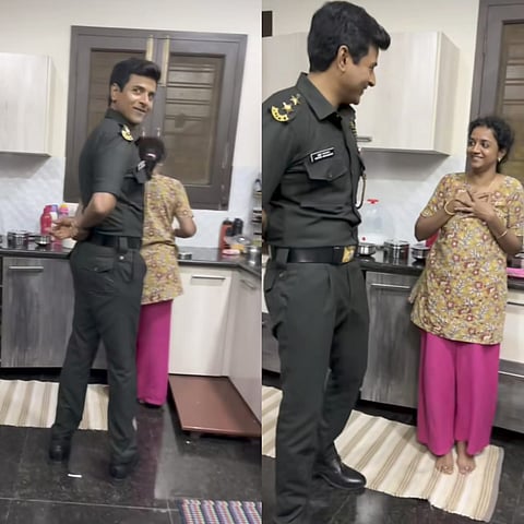 ശിവകാർത്തികേയൻ ഭാര്യക്ക് ജന്മദിനാശംസകളുമായി എത്തിയത് സൈനിക യൂണിഫോമിൽ, ഞെട്ടിത്തരിച്ച  ആരതി;  വീഡിയോ വൈറൽ ആകുന്നു | Sivakarthikeyan