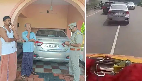 ആംബുലൻസിന് വഴി നൽകിയില്ല; രണ്ടര ലക്ഷം രൂപ പിഴ, ഡ്രൈവറുടെ ലൈസൻസും റദ്ധാക്കി