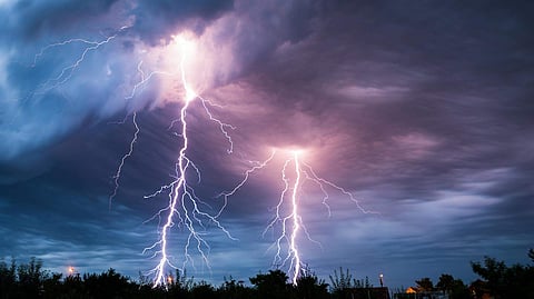 Lightning strike damages navigation system at Raipur airport