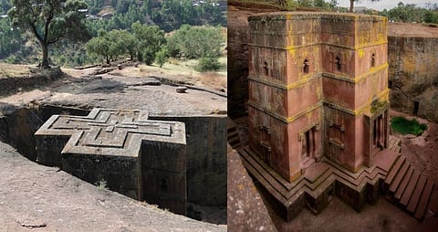 റോക്ക്-ഹൂൺ പള്ളികൾ; ലാലിബെലിലെ ഒറ്റക്കൽ വിസ്മയങ്ങൾ | ROCK HEWN CHURCHES