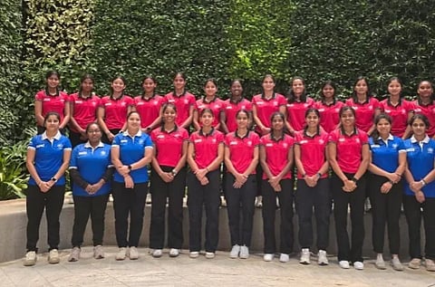 ഒമാനിൽ നടക്കുന്ന വനിതാ ജൂനിയർ ഏഷ്യാ കപ്പിനായി ഇന്ത്യൻ ടീം പുറപ്പെട്ടു