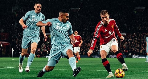 പ്രീമിയർ ലീഗിൽ മാഞ്ചസ്റ്റർ യുണൈറ്റഡ് 19 പോയിൻ്റുമായി 13-ാം സ്ഥാനത്ത്