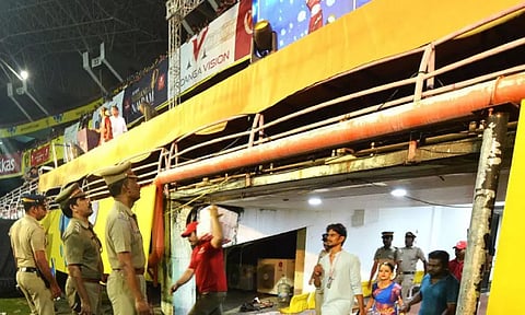 പൊലീസ് അന്വേഷണം നടക്കുന്നതിനിടെ സുരക്ഷാ വീഴ്ചയില്ലെന്ന മന്ത്രിയുടെ പ്രതികരണം സംഘാടകരെ രക്ഷിക്കാന്; വി.ഡി. സതീശൻ | V. D. Satheesan