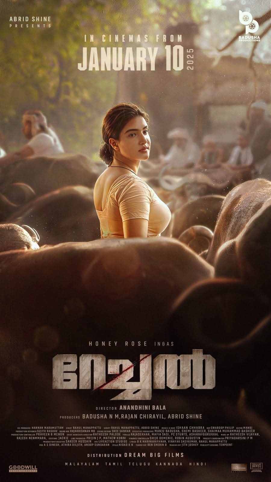 ഹണി റോസ് നായികയായി എത്തുന്ന റേച്ചലിൻ്റെ റിലീസ് തീയതി പുറത്തുവിട്ടു