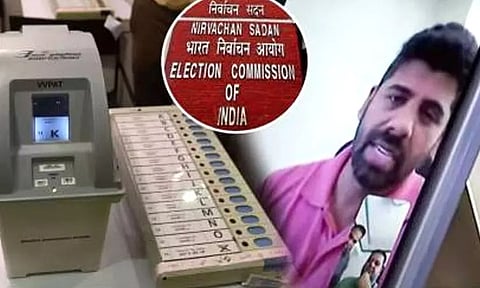 ‘ഇ.വി.എം ഹാക്ക് ചെയ്യാൻ കഴിയും’;വിഡിയോയുമായി യുവാവ്; തെറ്റായ വാദമെന്ന് തെരഞ്ഞെടുപ്പ് കമീഷൻ | EVM can be hacked