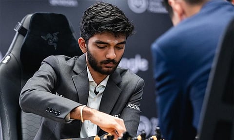 ലോക ചെസ് ചാന്പ്യൻഷിപ്പിൽ മുന്നിലെത്തി ഡി. ഗുകേഷ് | world chess championship