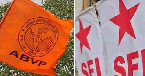 കുന്നംകുളം വിവേകാനന്ദ കോളജിൽ സംഘർഷം; നാലുപേർക്ക് പരിക്ക് | Students clash
