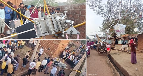 ബിദാർ ഗ്രാമത്തിൽ വീണത് ബലൂണിനൊപ്പം ശാസ്ത്രീയ ഉപകരണവും; പ്രദേശവാസികൾ ആശങ്കയിൽ | Scientific instrument