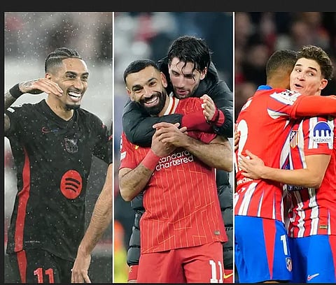 യുവേഫ ചാമ്പ്യൻസ് ലീഗിൽ ബാഴ്സലോണ, ലിവർപൂൾ, അത്ലറ്റിക്കോ മാഡ്രിഡ് എന്നിവർക്ക് നിർണായക ജയം