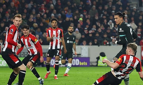 രണ്ട് ഗോളുമായി ഡാർവിൻ : ലിവർപൂളിന് ബ്രെൻ്റ്ഫോർഡിനെതിരെ ജയം