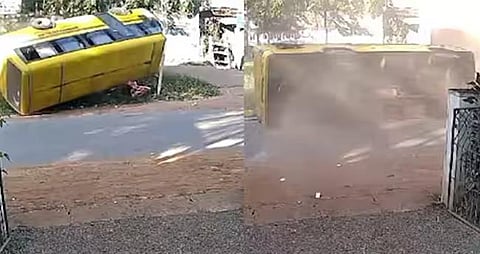 കണ്ണൂരിൽ സ്കൂള് ബസ് നിയന്ത്രണം വിട്ടു മറിഞ്ഞു; വിദ്യാർഥിനിക്ക് ദാരുണാന്ത്യം | Kannur School Bus Accident