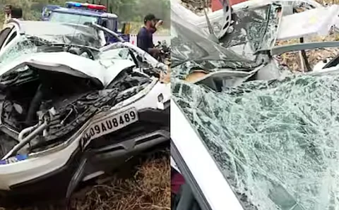 പാലക്കാട് നിർത്തിയിട്ട ലോറിക്ക് പിന്നിൽ കാർ ഇടിച്ചുകയറി: ഒരാൾക്ക് ദാരുണാന്ത്യം, മറ്റൊരാൾ ഗുരുതരാവസ്ഥയിൽ | Accident death in Palakkad
