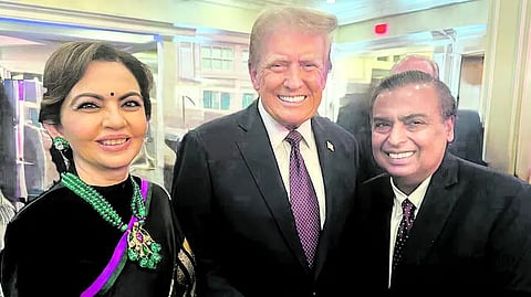 ട്രംപിന്റെ സ്ഥാനാരോഹണച്ചടങ്ങ്; മുഖ്യാതിഥികളായി അംബാനിമാർ | Mukesh-Ambani