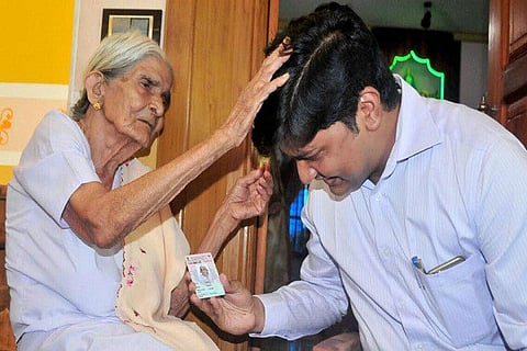 Her 100th birthday and first vote in May 2016: Thressiamma is Kerala's oldest maiden voter