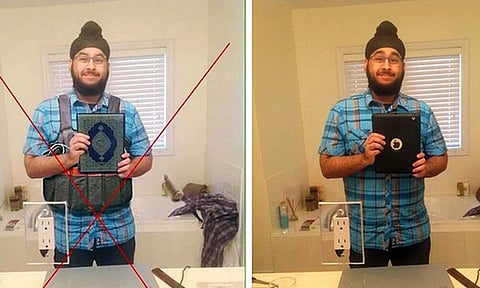 Sikh man made to look like Paris attacker, photo trends on Twitter