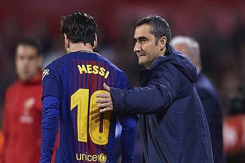 No player can replace Messi says Barca coach Ernesto Valverde
