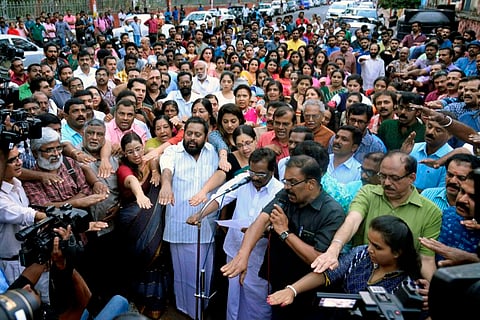 Malayalam actor’s abduction: Protest meeting held in T’puram to express solidarity