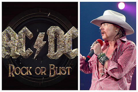 AC/ DC replaces lead singer Brian Johnson with Axl Rose for their ongoing tour