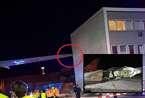 Air India flight hits terminal building at Stockholm airport, passengers safe