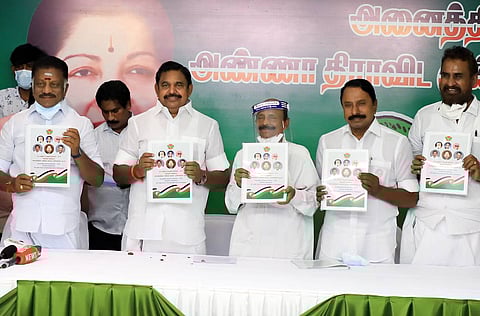 OPS, EPS, Sengottaiyan and SP velumani