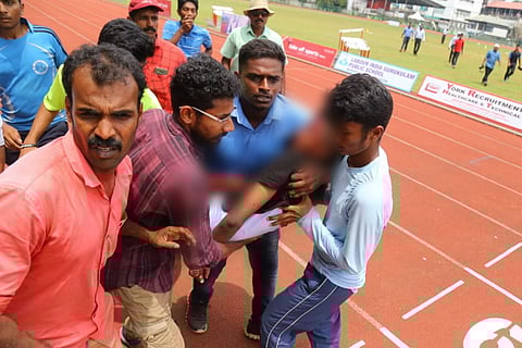 Student critically injured after hammer falls on his head at Kerala sports meet