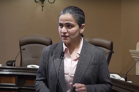 California senator Aisha Wahab