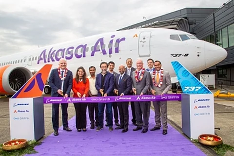 Akasa Air takes delivery of aircraft from Boeing