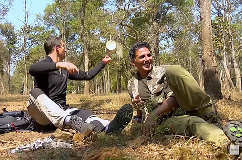 Akshay Kumar and Bear Grylls