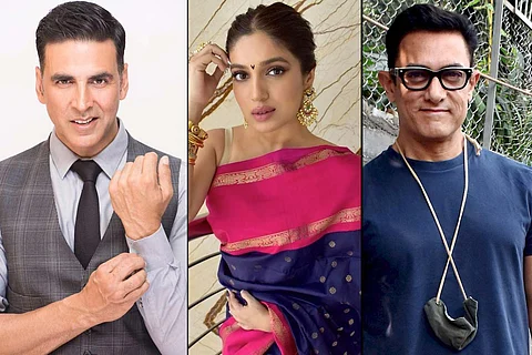 Akshay Kumar, Bhumi Pednekar, Aamir Khan