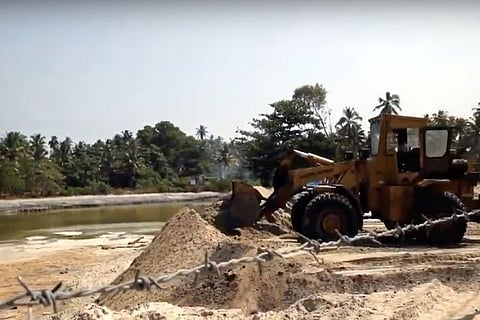 Alappad sand mining
