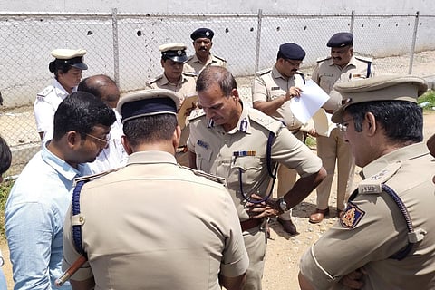 ADGP (Traffic and Road Safety) Alok Kumar inspecting Ramanagara stretch of the Bengaluru-Mysuru expressway