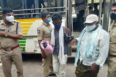 Amaravati farmer handcuffed while being shifted between jails